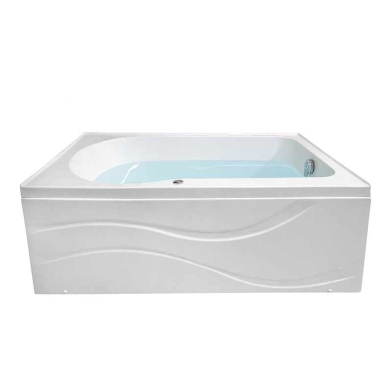 Ella Walk In Bath Microbubble Therapy 60" x 32" Alcove Whirlpool